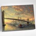 Картина по номерам 40 × 50 см «Рассвет над Нью-йорком» 27 цветов - фото 319823684