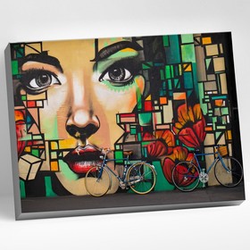 Картина по номерам 40 × 50 см «Стена граффити» 18 цветов