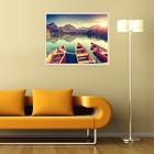 Картина по номерам 40 × 50 см «Горное озеро» 25 цветов - фото 24693980