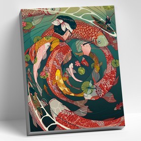 Картина по номерам «Японская гравюра», 40 × 50 см, 21 цвет