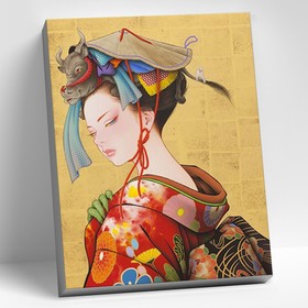 Картина по номерам 40 × 50 см «Японский демон Они» 28 цветов