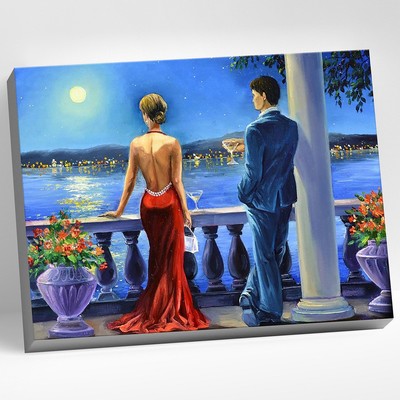 Картина по номерам «Романтический вечер», 40 × 50 см, 36 цветов