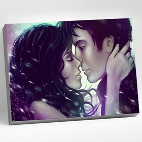 Картина по номерам «Поцелуй», 40 × 50 см, 19 цветов