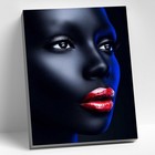 Картина по номерам «Девушка с красными губами», 40 × 50 см, 13 цветов - фото 319521002
