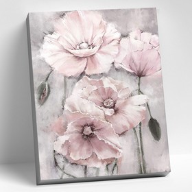 Картина по номерам «Розовые маки», 40 × 50 см, 14 цветов