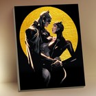 Картина по номерам с поталью 40 × 50 см «Бэтмен и Женщина Кошка» 13 цветов - фото 319823789
