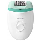 Эпилятор Philips BRE224/00,  2 скорости, 1 насадка, 220 В, бело-зелёный - фото 10552135