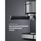 Кофеварка Polaris PCM 1536E, рожковая, 1350 Вт, капучинатор, серебристо-чёрная - фото 51340428