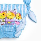 Плавки для девочек, цвет голубой, рост 92-98 см - фото 22275480