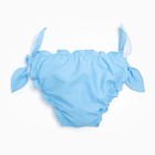 Плавки для девочек, цвет голубой, рост 98-104 см - фото 24291369