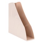 Лоток для бумаг вертикальный СТАММ "Вектор", розовый, ширина 80мм - фото 319522073