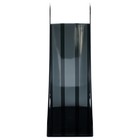 Лоток для бумаг вертикальный СТАММ "Фаворит", тонированный черный, ширина 90мм - Фото 3