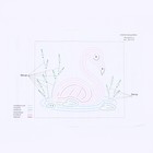 Вышивка пайетками «Фламинго» - фото 24609836