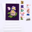 Картина из пайеток 20 × 25 см «Анютины глазки» - фото 24369365