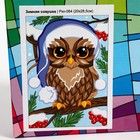 Картина по номерам для малышей «Зимняя совушка» - фото 42890481