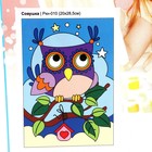 Картина по номерам для малышей «Совушка» - фото 24609848