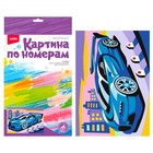 Картина по номерам для малышей «Спортивный автомобиль» - фото 24597706