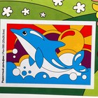 Картина по номерам для малышей «Весёлые картинки» «Радостный дельфин» - Фото 3