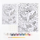 Картина по номерам для малышей «Волшебные истории» «Зайчик и кит» - фото 24580288