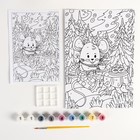 Картина по номерам для малышей «Волшебные истории» «Лесное чаепитие» - фото 24318509