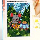 Картина по номерам для малышей «Волшебные истории» «Лесное чаепитие» - Фото 3