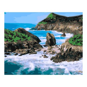 Картина по номерам на картоне 40 × 50 см «Дикое побережье»