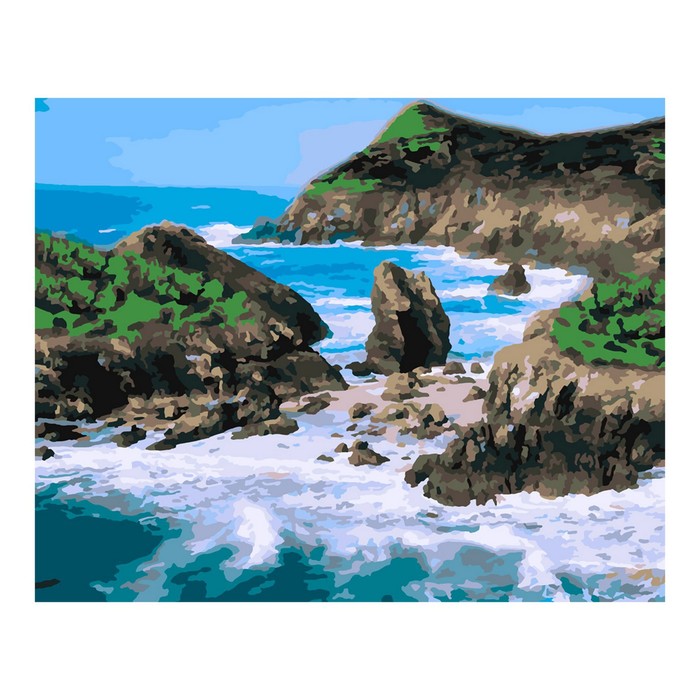 Картина по номерам на картоне 40 × 50 см «Дикое побережье» - Фото 1
