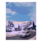 Картина по номерам на картоне «Зимнее утро», 40 × 50 см - фото 10517158