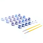 Картина по номерам на картоне «Кот и васильки», 40 × 50 см - фото 24551201