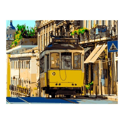 Картина по номерам холст на подрамнике 30 × 40 см «Лиссабон»