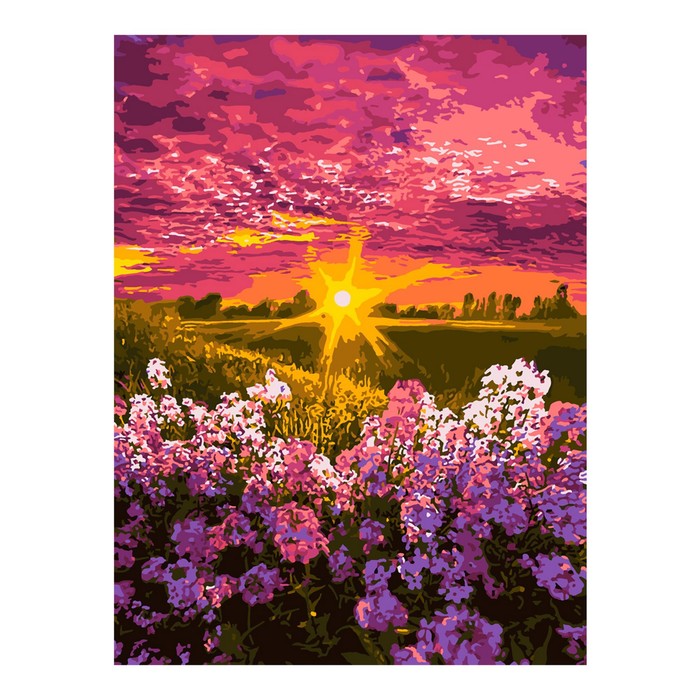 Картина по номерам холст на подрамнике 30 × 40 см «Солнечные лучи» - Фото 1