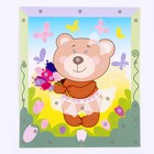 Картинка 3D. Аппликация для малышей с пайетками «Мишутка» - фото 24580304