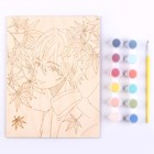 Роспись по дереву. Картина. Аниме «Листопад» - фото 24736259