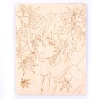 Роспись по дереву. Картина. Аниме «Листопад» - фото 24736260