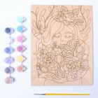 Роспись по дереву. Картина. Цветочное настроение «Весенний букет» - фото 24499103