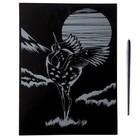 Скретчинг 18 × 24 см, Животные «Журавль» - фото 43742829