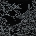 Скретчинг 18 × 24 см, Япония «Клен у храма» - фото 24509411