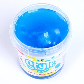 

Слайм STYLE SLIME перламутровый «Голубой с ароматом тутти-фрутти», 150 мл