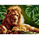 Алмазная мозаика 30 × 40 см, (частичное заполнение) «Мудрый лев» - фото 319523737