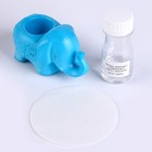 Выращивание кристаллов. Животные. «Голубой слоник» Алхимик - фото 24509417