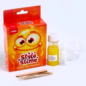 Химические опыты Style Slime «Жёлтый»