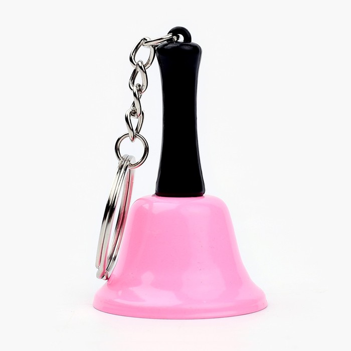 Колокольчик брелок "Белла", 6 х 4 см, розовый - Фото 1