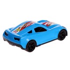 Машинка Turbo V, цвет голубой, 18,5 см - фото 25525547