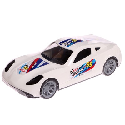 Машинка Turbo V-MAX, цвет белый, 40 см