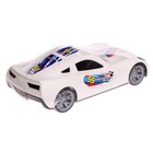 Машинка Turbo V-MAX, цвет белый, 40 см - Фото 3