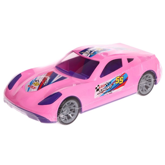 Машинка Turbo V-MAX, цвет розовый, 40 см