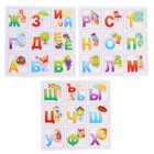 Настольная игра «Азбука», лото 30 фишек, пазл 24 элемента - фото 25681703