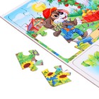 Настольная игра «Фрукты, овощи, ягоды», лото 30 фишек, пазл 24 элемента - фото 25653899