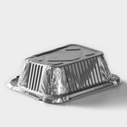 Форма из фольги для выпечки и запекания Доляна, 255 мл, 12×9.5×4 см, 100 шт./уп - Фото 4