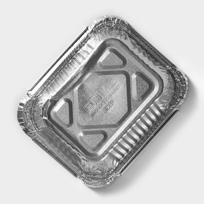 Форма из фольги для выпечки и запекания Доляна, 255 мл, 12×9.5×4 см, 100 шт./уп